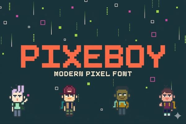 Pixeboy Font