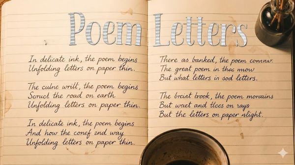 Poem Letters font