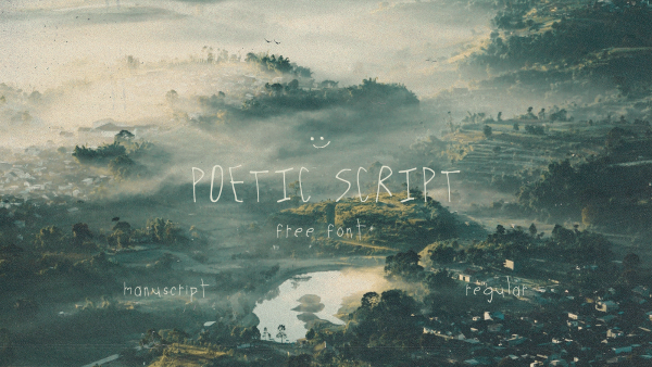 Poetic Script Font