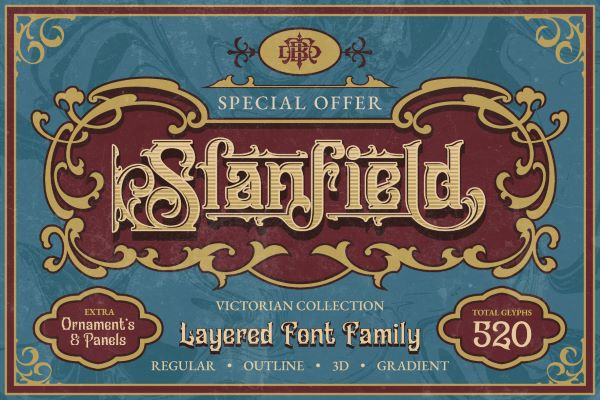 Slanfield Font