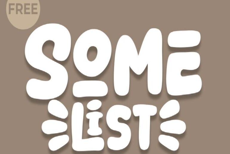 Somelist Font