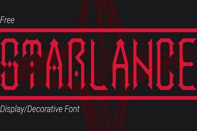 Starlance II Font