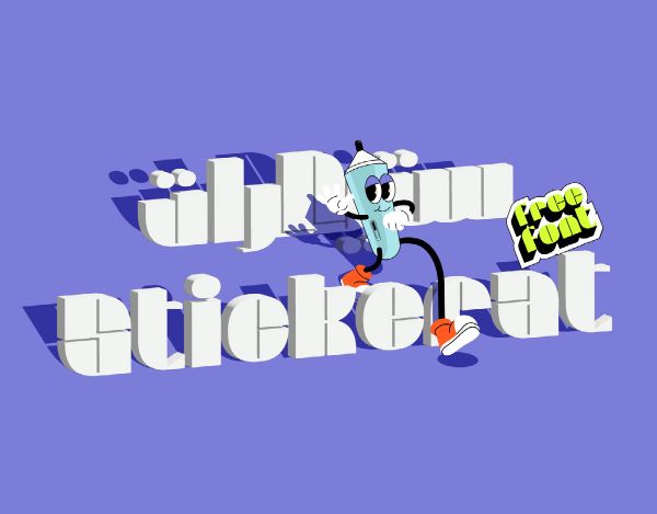 Stickerat Font