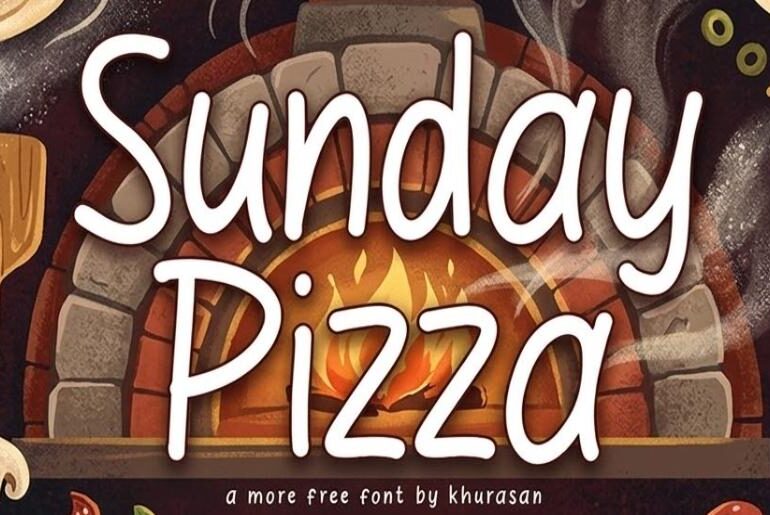 Sunday Pizza Font