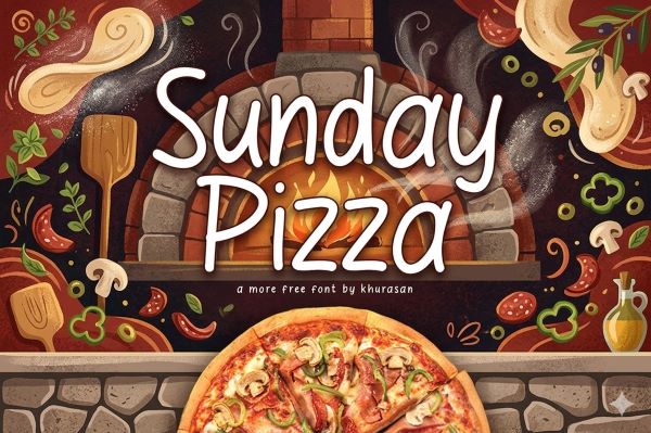 Sunday Pizza Font