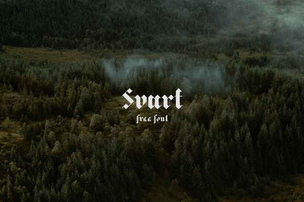 Svart Font