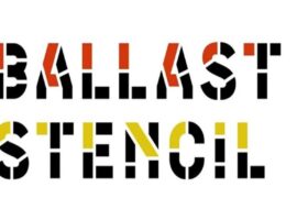 Ballast Stencil Font