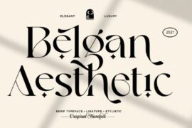Belgan Aesthetic Font