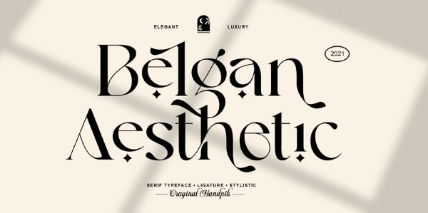Belgan Aesthetic Font