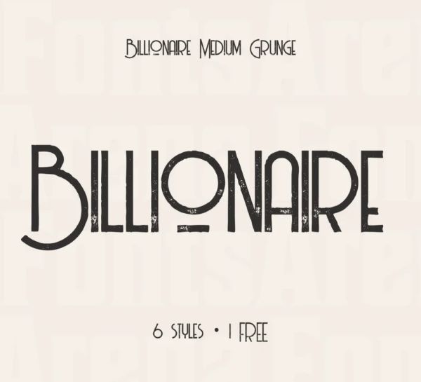 Billionaire Font