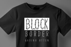 Block Border Font