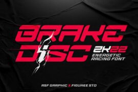 Brake Disc Font