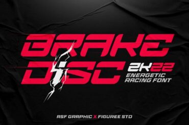 Brake Disc Font