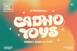 Cadho Toys Font