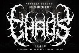 Chaos Metal Font