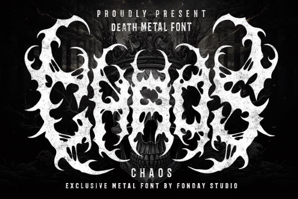 Chaos Metal Font