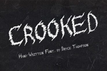 Crooked Font