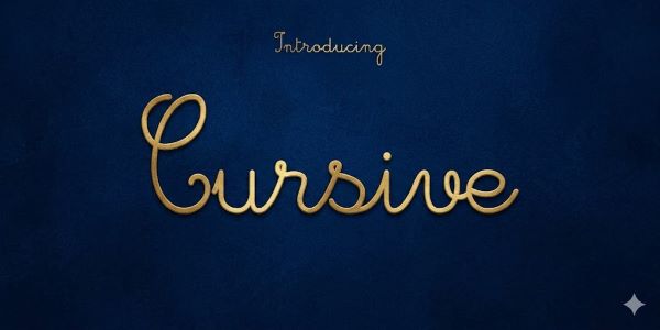 Cursive Font