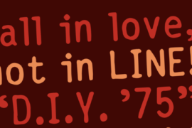 D.I.Y. '75 Font