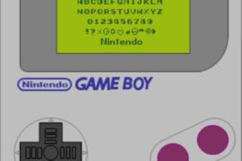 Early GameBoy Font