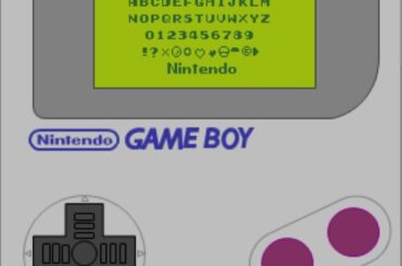 Early GameBoy Font