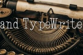 Hand TypeWriter Font