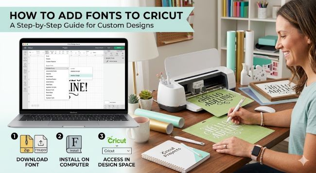 How to Add Fonts to Cricut