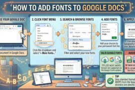How to Add Fonts to Google Docs