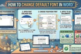 How to Change Default Font in Word