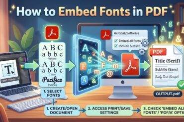 How to Embed Fonts in PDF