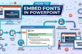 How to Embed Fonts in PowerPoint