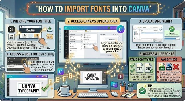 How to Import Fonts into Canva