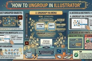 How to Ungroup in Illustrator