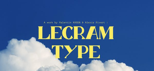 Lecram Font