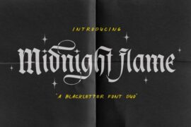 Midnight Flame Font