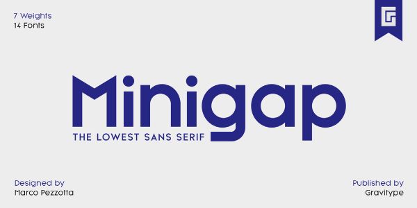 Minigap Font