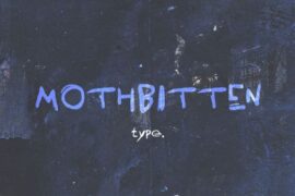 Mothbitten Font