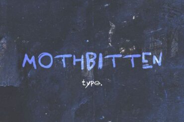 Mothbitten Font