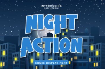 Night Action Font
