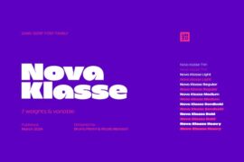 Nova Klasse Font
