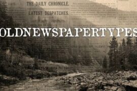 Old Newspaper Types Font