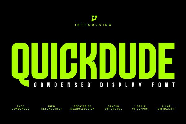 QUICKDUDE Font