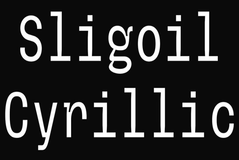 Sligoil Cyrillic Font