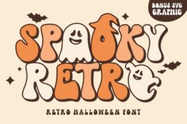 Spooky Retro Font