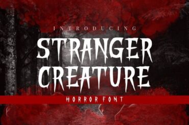 Stranger Creature Font