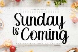 Sunday is Coming font