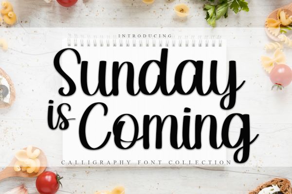 Sunday is Coming font