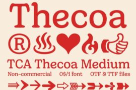 TCA Thecoa Font