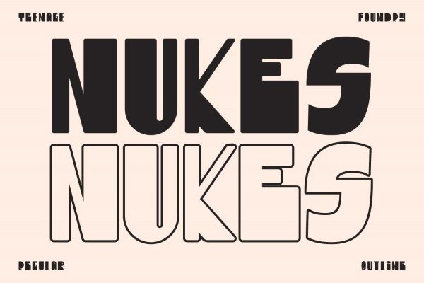 TF Nukes Font