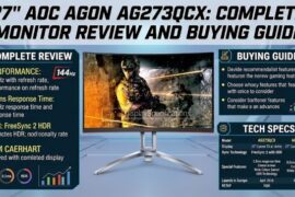 27" AOC AGON AG273QCX